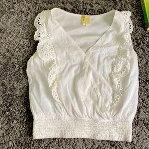 White Lacey Blouse